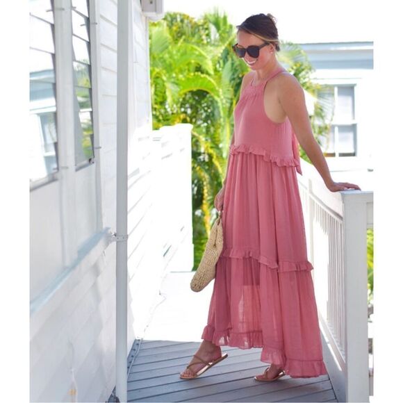 Sleeveless Summer Maxi Dress - Picture 1 of 12